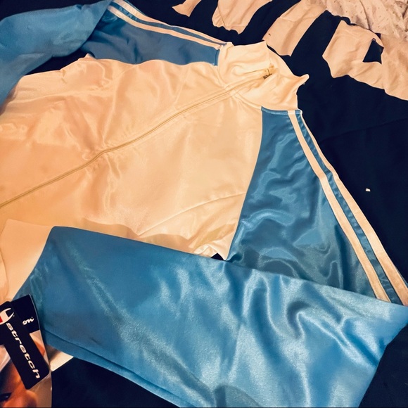 BRAND NWT* Champion stretch 3STRIPE track JACKET - Picture 13 of 14